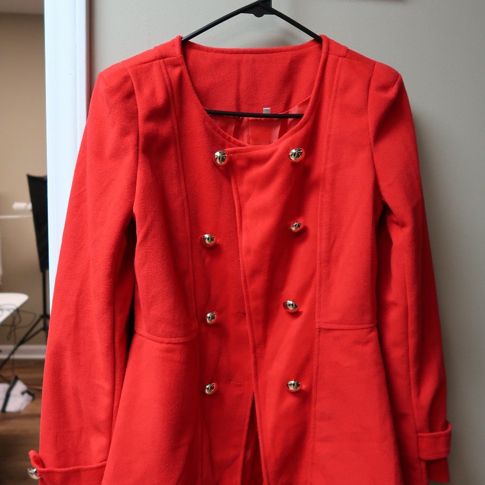Size Large Red Coat